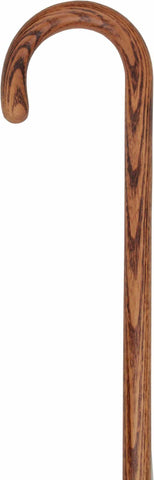Comoys Curved Tourist Handle Walking Cane With Acacia Wood Shaft