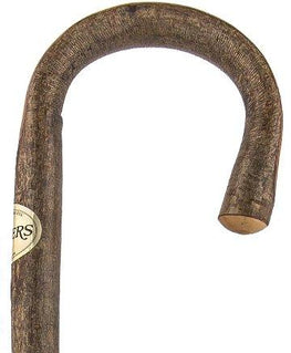 Comoys Hazelwood Shepherds Walking Stick With Hand Carved Notched Hook
