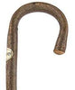 Comoys Hazelwood Shepherds Walking Stick With Hand Carved Notched Hook