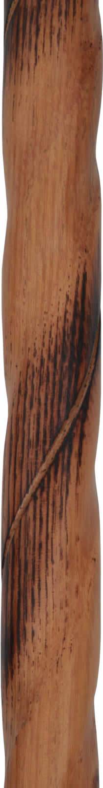 Comoys Polished Light Spiral Tourist Handle Walking Cane With Acacia Wood Shaft