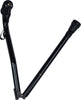 Dapper Products Folding Offset Walking Cane With Folding, Adjustable Black Aluminum Shaft