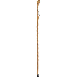Fashionable Canes Brown Ash Riverbend Hiking Staff with Engraving