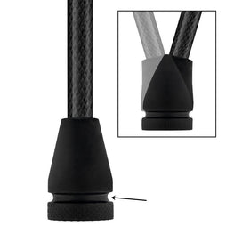 Fashionable Canes All Composite Black Adjustable Carbon Fiber Forearm Crutch