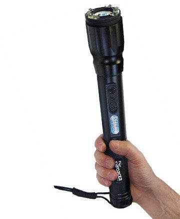 2.5 million volt rechargeable flashlight stun gun Powerful Zap Enforcer