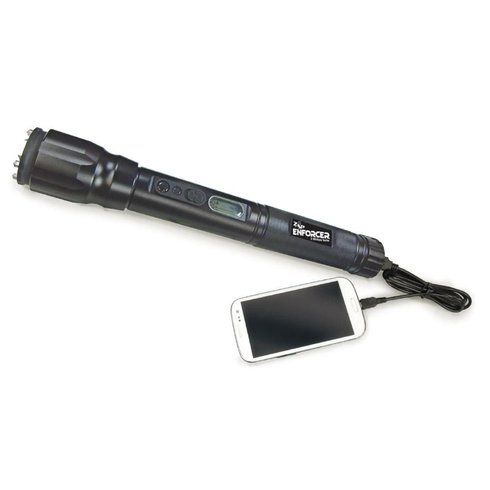 Fashionable Canes Zap Enforcer - 2 Mil. Volt Stun Device Flashlight