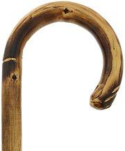 Fashionable Canes Chestnut carved crook cane