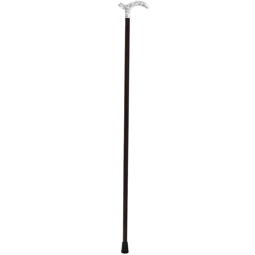 Fayet Silver Plated Birds of a Feather Derby Walking Cane with Stamina Wood Shaft