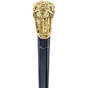Fayet 14 K Gold Roman Cathedral Antique Reproduction Knob Handle Walking Stick With Stamina Wood Shaft