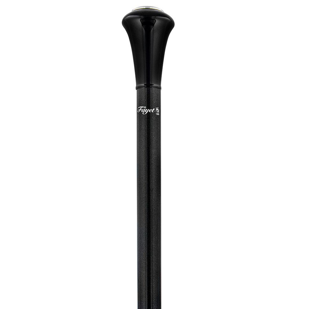 Fayet Clock Knob Walking Stick with Carbon Fiber Shaft
