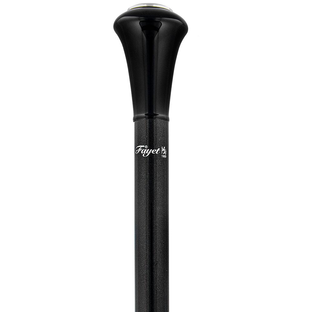 Fayet Clock Knob Walking Stick with Carbon Fiber Shaft