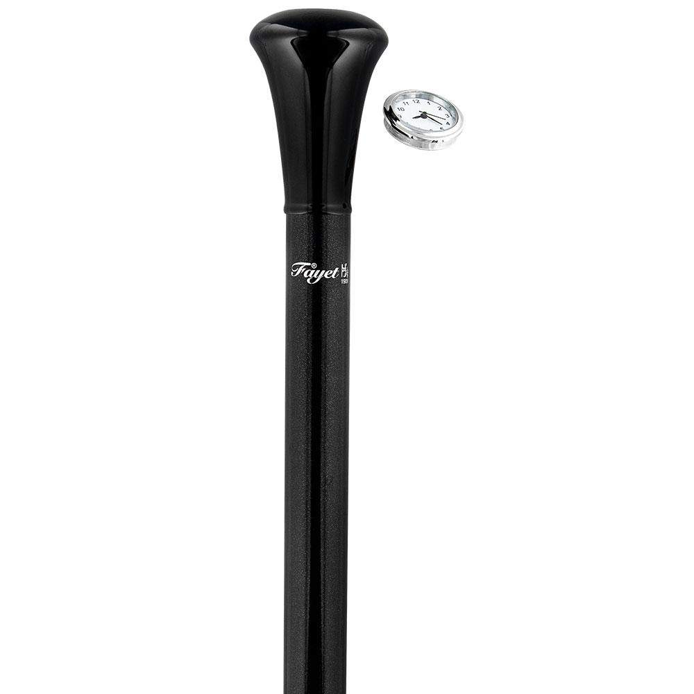 Fayet Clock Knob Walking Stick with Carbon Fiber Shaft