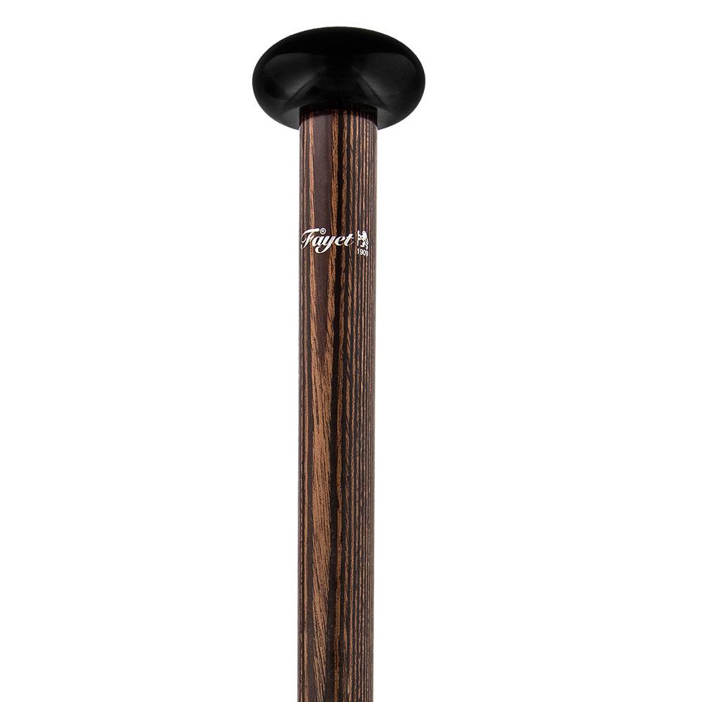 Fayet Carved Bone Dice Set Knob Handle Walking Stick With Stamina Wood Shaft