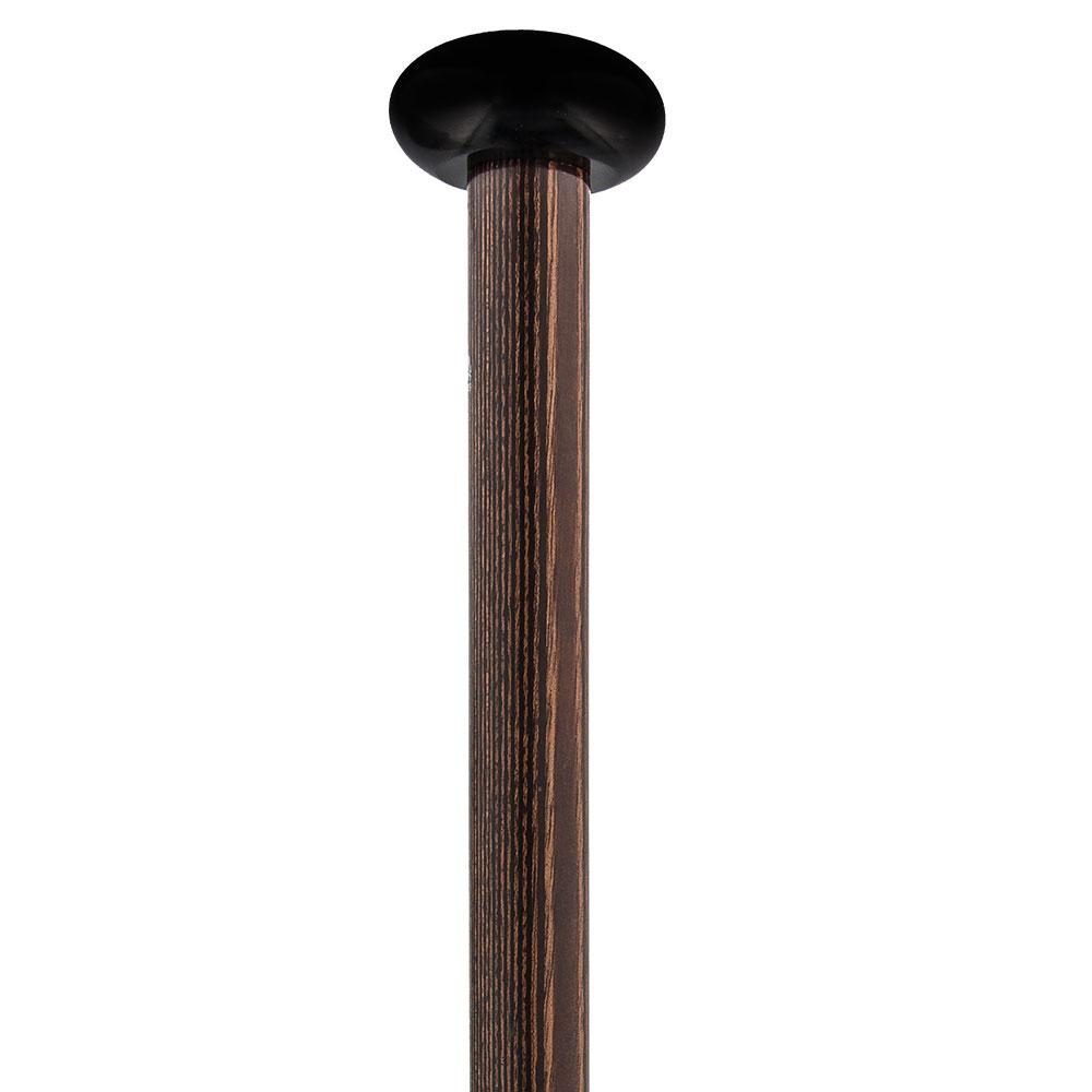 Fayet Carved Bone Dice Set Knob Handle Walking Stick With Stamina Wood Shaft