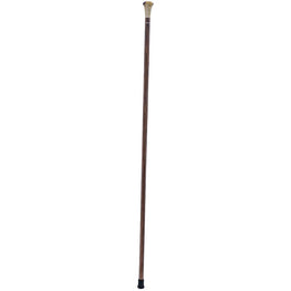 Fayet Faux Horn Knob Cane with Brown Beechwood Shaft