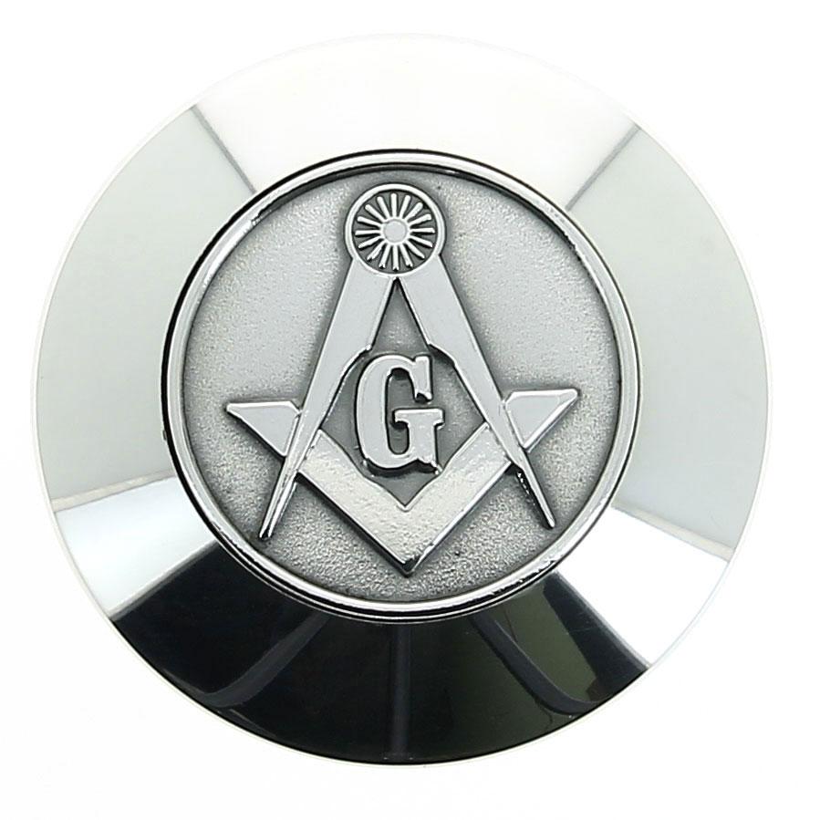 Fayet Silver Plated Masonic Square & Compass w/ Carbon Fiber Shaft