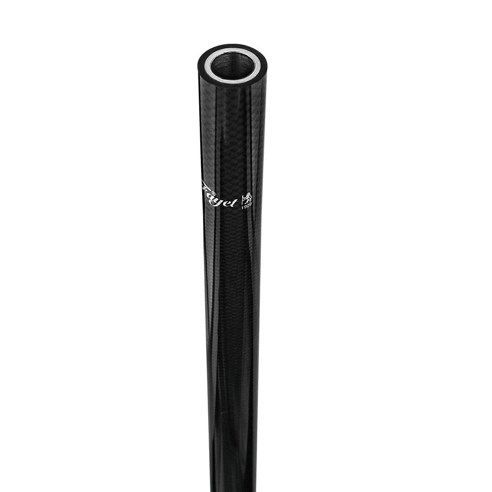 Fayet Chrome Skull Handle Sword Walking Stick with Carbon Fiber Shaft