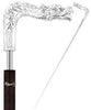 Fayet Dragon Sword Cane Silver Plated Fritz Handle w/ Carbon Fiber Shaft