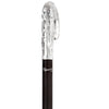 Fayet Eve and the Snake Silver Plated Tourist Walking Cane w/ Carbon Fiber Shaft