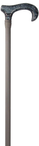 Fayet Superlite&#8482; Titanium Derby Walking Cane With Gray Titanium Shaft