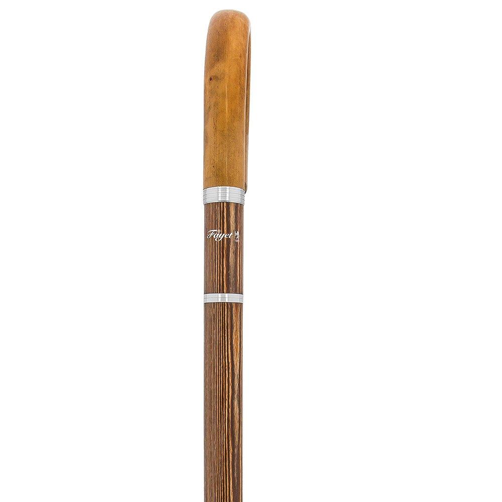 Fayet Brown Malacca Tourist Handle Sword-Gadget Walking Stick w/ Stamina Wood Shaft