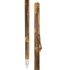 Fayet Brown Natural Chestnut Wood Sword-Gadget Hiking Staff w/ Compass