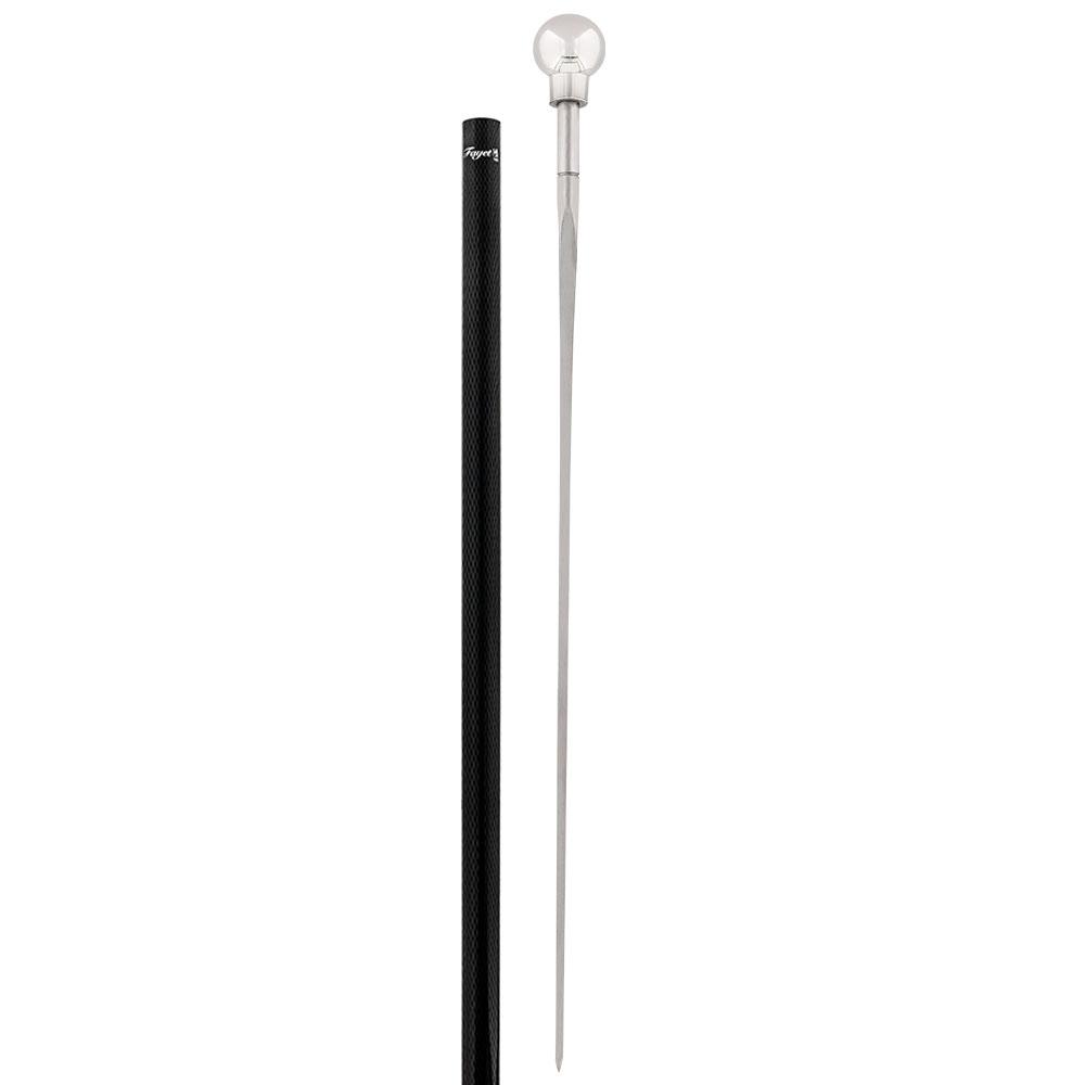 Fayet Fayet Sword-Gadget Knob Handle Walking Stick With Carbon Fiber Shaft