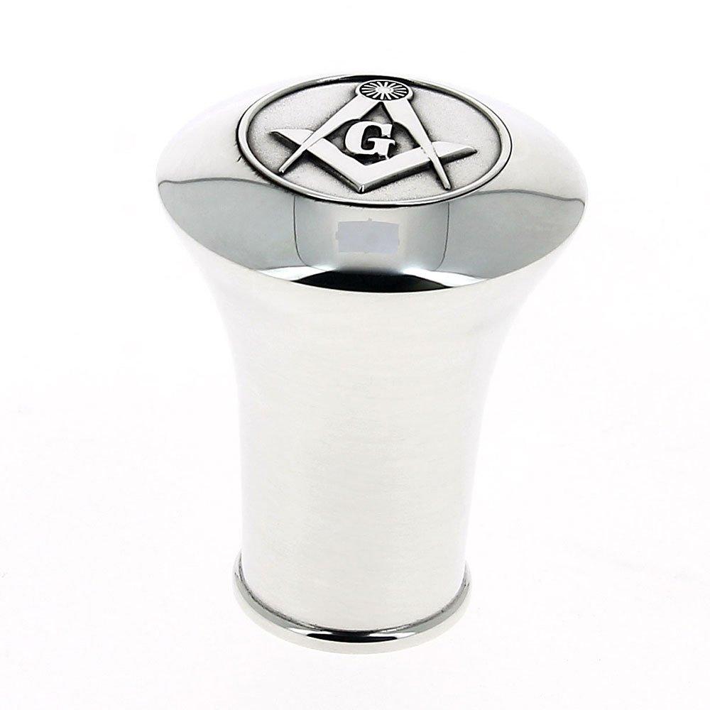 Fayet Silver Plated Sword Cane Masonic Square & Compass w/ Carbon Fiber Shaft