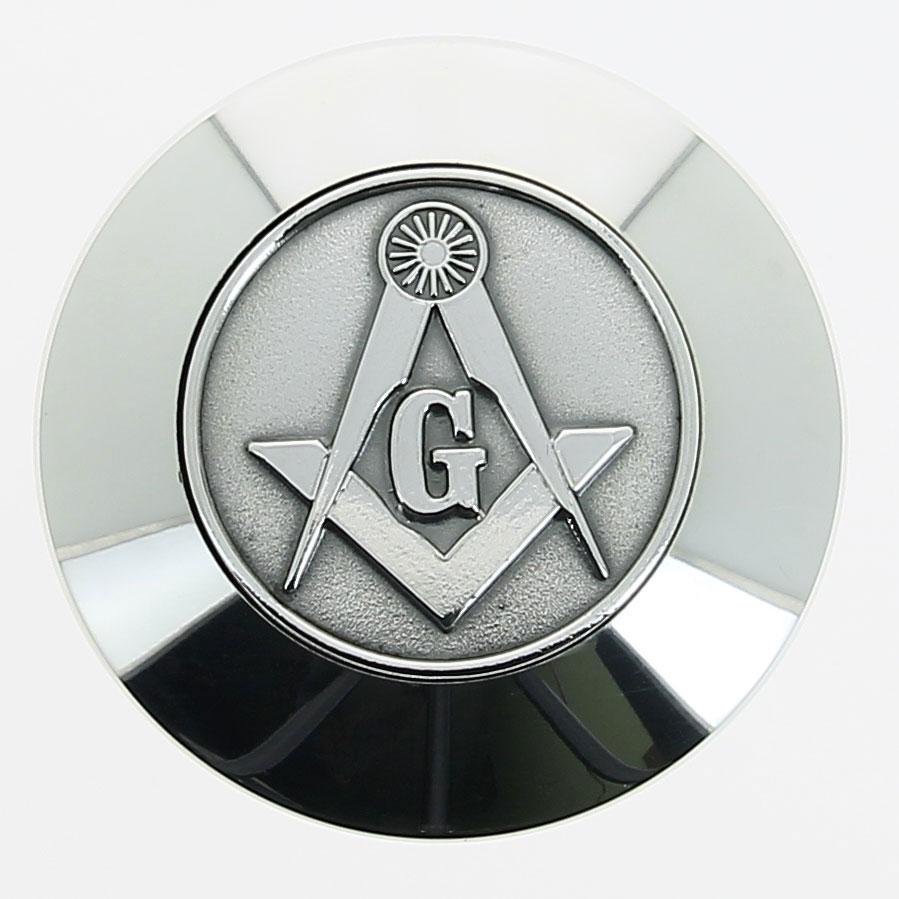 Fayet Silver Plated Sword Cane Masonic Square & Compass w/ Carbon Fiber Shaft