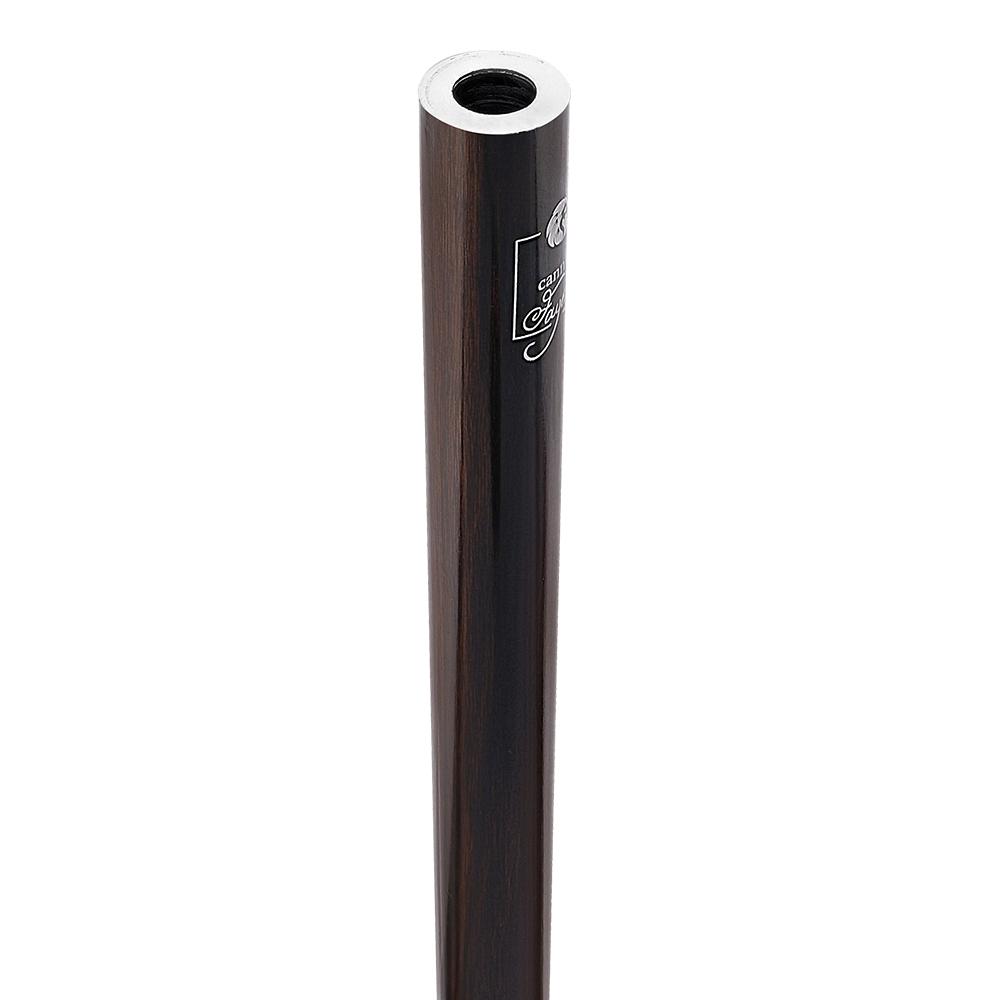 Fayet Silver Plated Sword-Gadget Flat Handle Walking Stick With Macassar Carbon Fiber Shaft