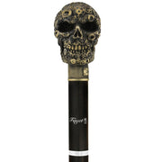 Fayet Steampunk Gears & Sword Cane w/ Black Stamina Wood Shaft (Designed by 2 Saints in Paris)