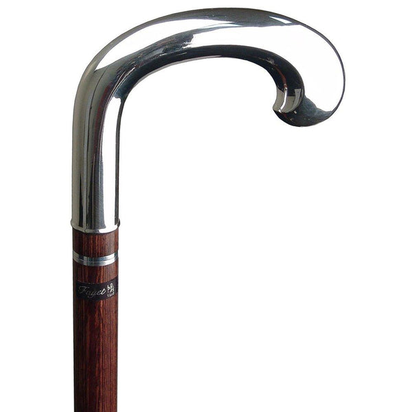 Fayet Sword-Gadget Tourist Handle Walking Cane With Stamina Wood Shaft