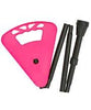 FlipStick Flipstick Straight Folding Adjustable Seat Cane in Pink with Pink Bag