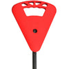 FlipStick Flipstick Straight Folding Adjustable Seat Cane in Red with Red Bag