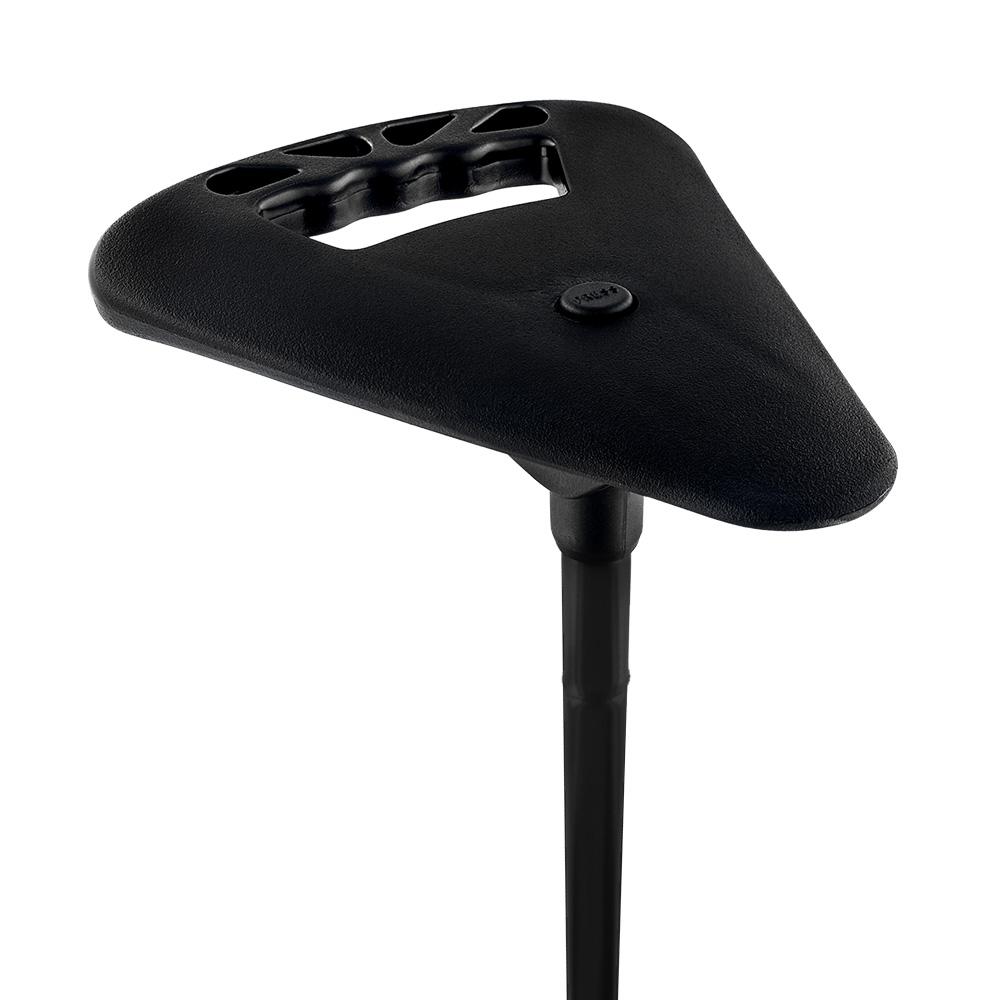 FlipStick Flipstick Straight Folding Seat Cane Black w/ Black Bag - Non-Adjustable