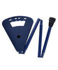 FlipStick Flipstick Straight Folding Seat Cane Blue w/ Blue Bag - Non-Adjustable