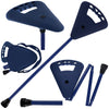 FlipStick Flipstick Straight Folding Seat Cane Blue w/ Blue Bag - Non-Adjustable