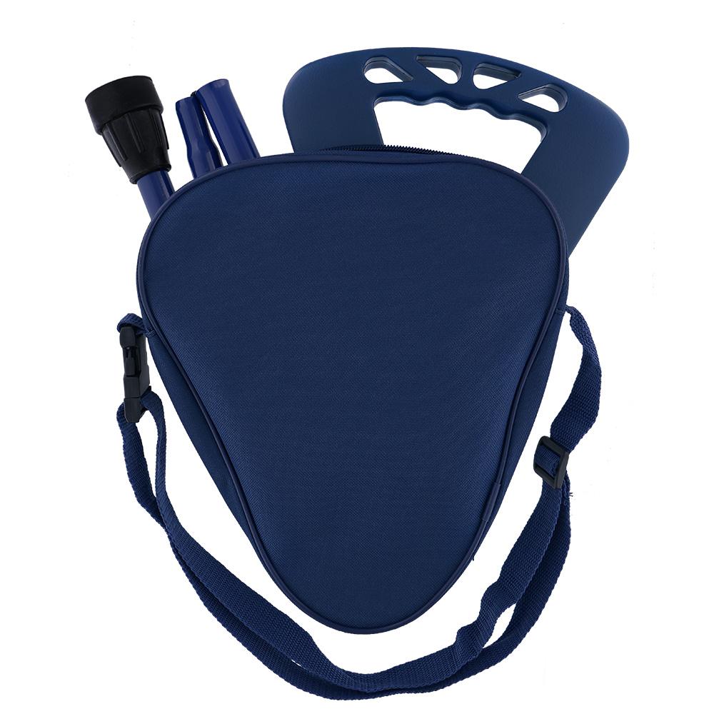Flipstick: Foldable, Adjustable Seat Cane + Bag