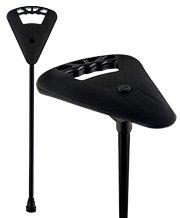 FlipStick Flipstick Straight Non-Adjustable Seat Cane - Black