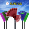 FlipStick Flipstick Straight Non-Adjustable Seat Cane - Blue