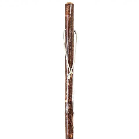 Natural Hickory Hiking Staff: Design of the Wilderness