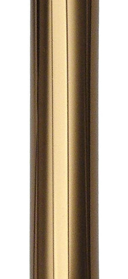 HARVY Bronze Offset Handle Walking Cane With Adjustable Aluminum Shaft