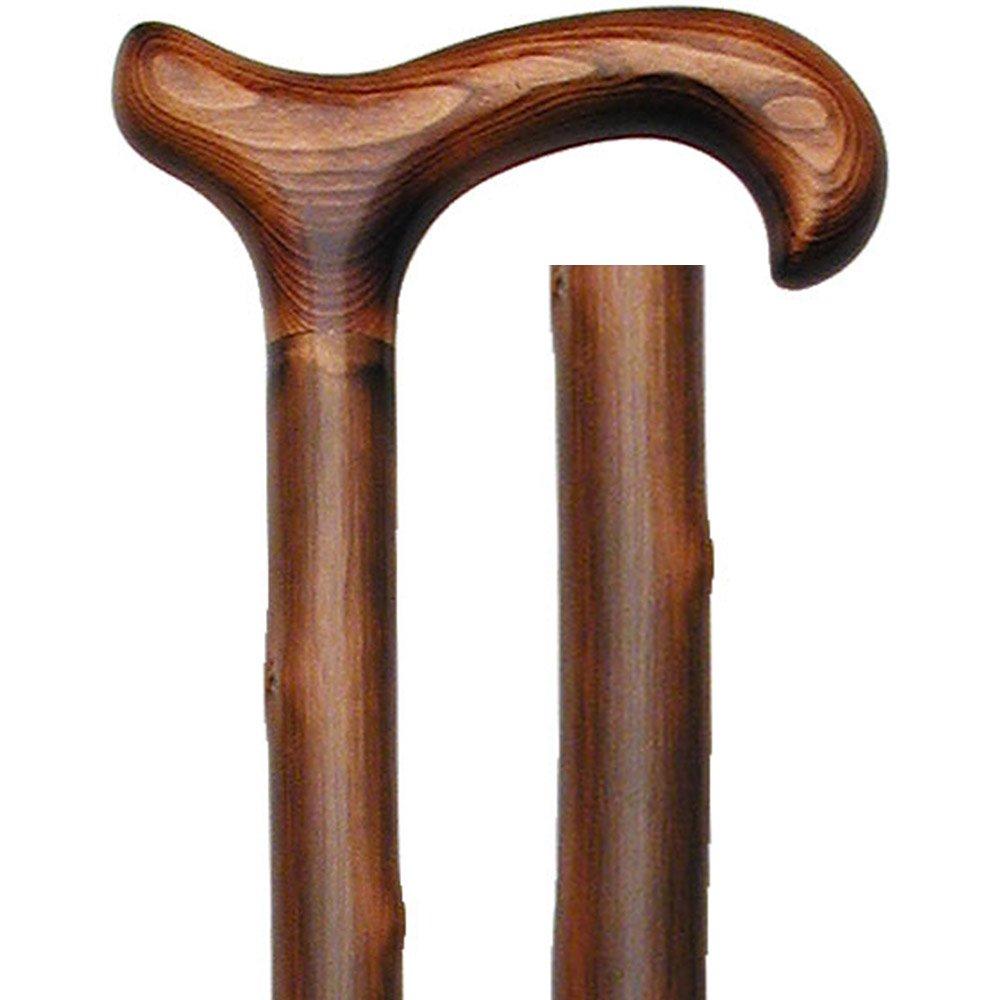 GENTS SCORCHED DERBY WITH LOOP (Code: 3234) - The Walking Stick Store | Classic Canes | Folding