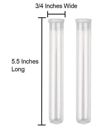 HARVY Glass Vial for Hidden Flask and Brandy Cigar Canes for Models #141 & #142