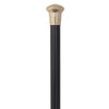 HARVY Costume Gold Top Hat Walking Stick With Black Shaft
