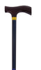 Harvy Dress Stick Petite Size-Blue Ice Fritz Walking Cane With Aluminum Shaft and Brass Collar
