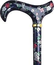 HARVY Midnight Summers Dream Derby Walking Cane With Beechwood Shaft and Brass Collar