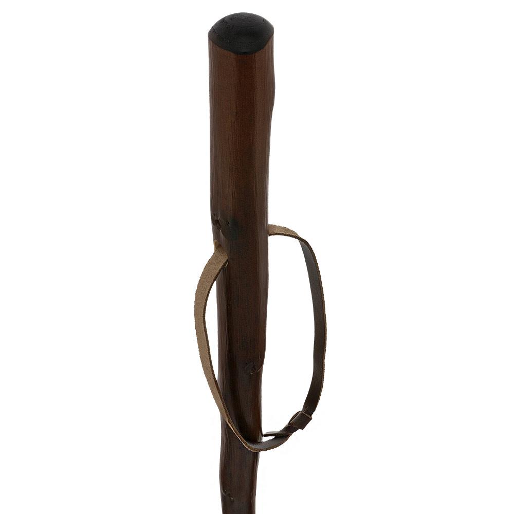 HARVY Chestnut Hiking Staff with Stained Shaft with Combi Tip