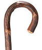 HARVY Solid Oak Tourist Walking Cane With Natural Knotted Oak Shaft