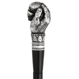 High Quality Swords Skull in Hand Walking Cane