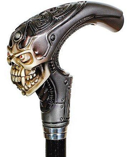 Igor Alien Skull Artisan Intricate Molded Cane